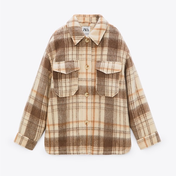 Zara Jackets & Blazers - ZARA Plaid Jacket